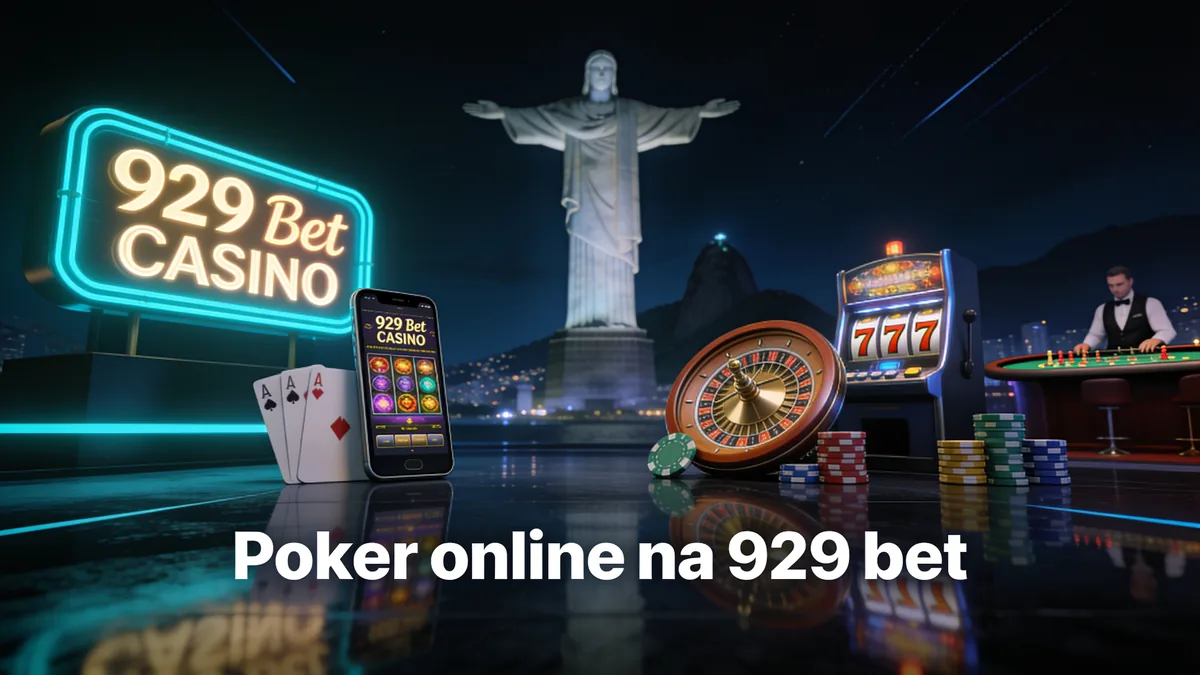 Poker online na 929 bet para jogadores no Brasil
